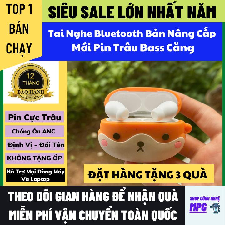 Hàng Xịn Tai Nghe Bluetooth Bản Pro Nâng Cấp Hỗ Trợ Mọi Dòng Máy Bảo Hành 12 Tháng Hỗ Trợ Định Vị Đổi Tên Chống Ồn Chủ Động tai nghe Nhét Tai