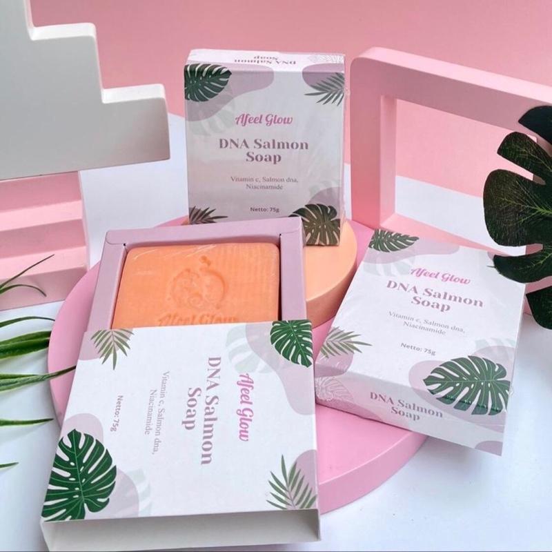 [2 PCS ]SABUN GLOWING DNA SALMON AFEELGLOW Soap 3