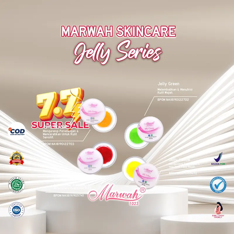 Marwah Skincare Jelly Series - Mengencangkan dan Mencerahkan 2