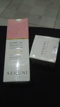 Product Review of Seruni Diamond Brighten Cleanser extract facial mencerahkan  perawatan  wajah  Vitamin Niacinamide from O**k 0