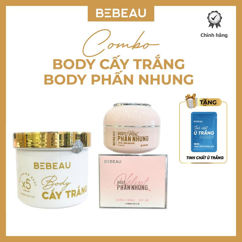  Bộ Body ngày và đêm  tặng  Ủ trắng - hỗ trợ dưỡng sáng da hỗ trợ cấp ẩm 