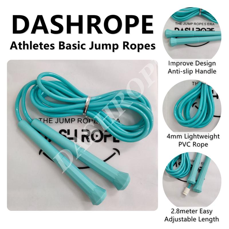 Ready Stock DASHROPE Quality Basic Jump Rope 4mm PVC Cordles - TikTok ...