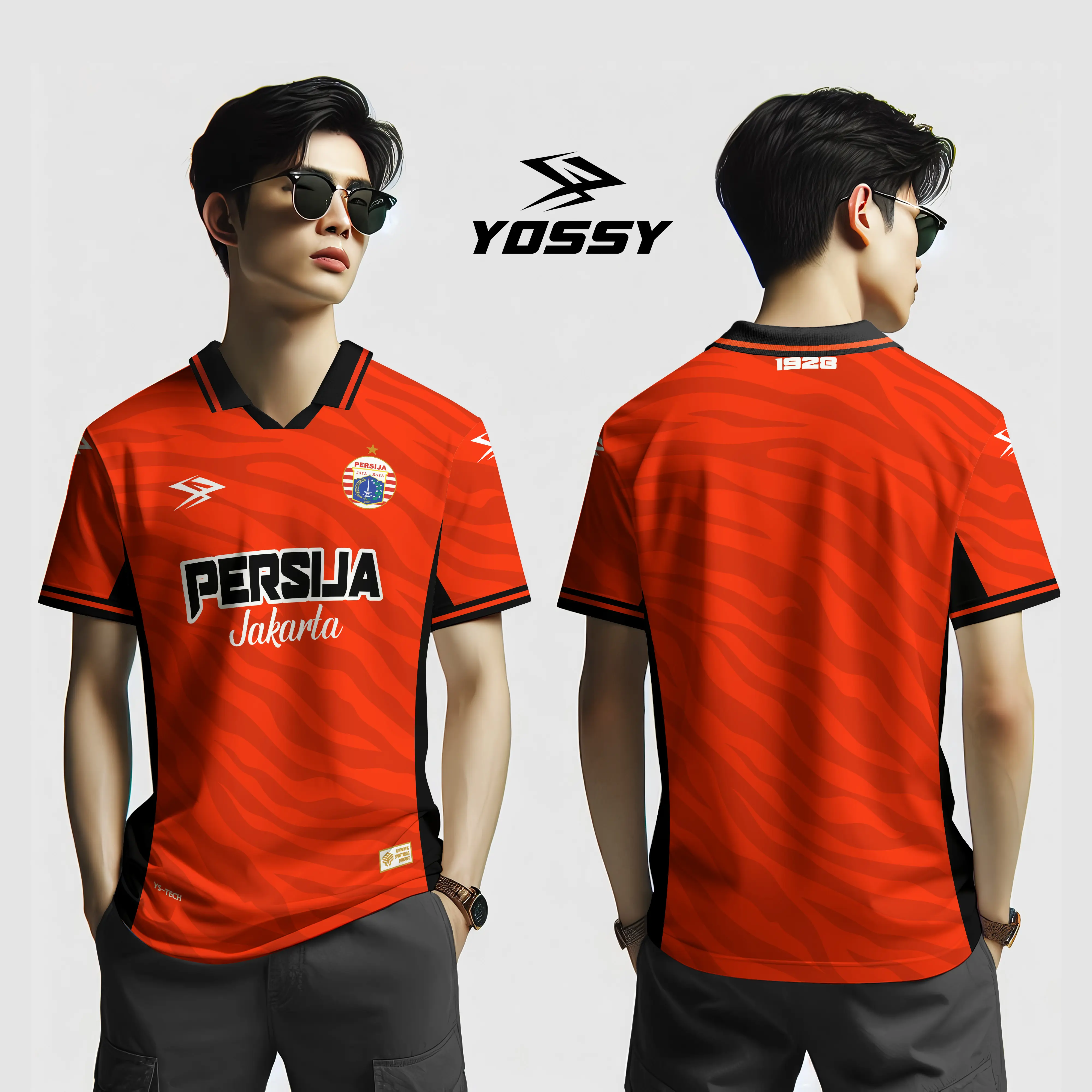 Jersey Fantasi Fans Persija Jakarta Orange Custom Fullprint