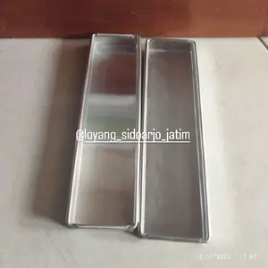 LOYANG PIZZA TARIK / PIZZA PANJANG / ROTI JOHN / LONG PIZZA UKURAN 24×6×2 BAHAN ALMUNIUM 0,6MM