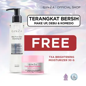 [FREE TXA MOISTURIZER  3%] Ginza Cleansing Oil 155ml Facial Remover - ALL VARIANT
