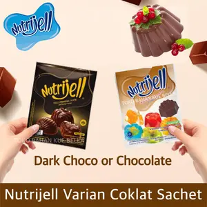 Nutrijell Coklat Sachet - Jelly Pudding Chocolate
