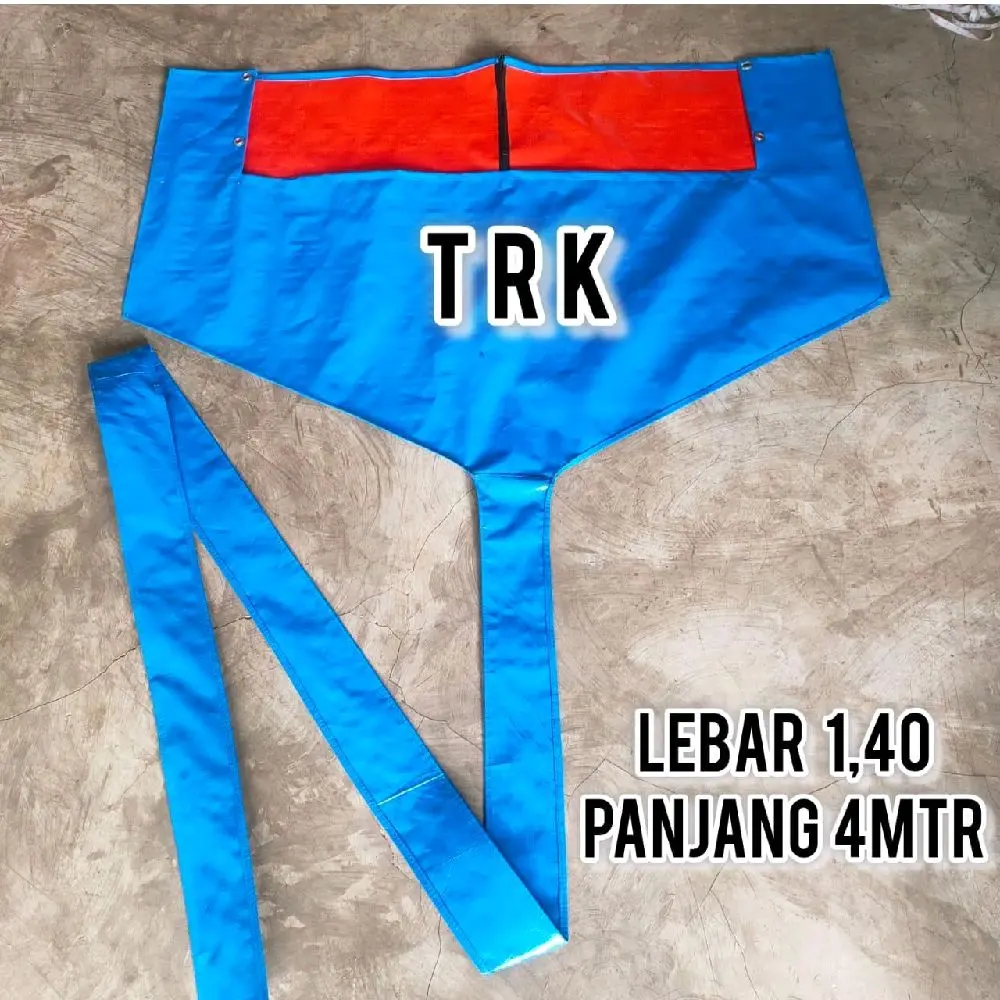 terpal cuci AC/cover AC ukuran ½pk sampai 2pk+lobang ring/kancing