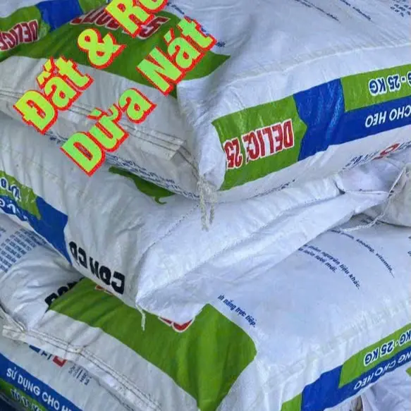 Rễ Dừa Mục Không Đất: (Cục - Bầm - Nát - Bột).  Giúp cây phát triển tốt - Sạch từ thiên nhiên - Bao (52x84)cm: Nặng: từ 8 kg - 14 kg 8