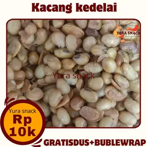 Kacang Kedelai Goreng Bawang Renyah Gurih Asin 10K 250gr 500gr 1 kg Kacang Dele Matang Makanan Camilan kiloan