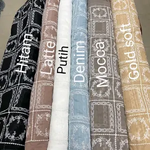 Paper silk embordire pembelian 0,5 mtr