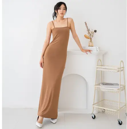MAXI LONG DRESS // DRESS WANITA TERBARU // GAUN PARTY // BODYCON FIT PREMIUM