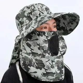 Topi Visor Lipat Anti UV Lebar / Topi Pantai Cadar  /  Topi Pantai Cadar Topi berkebun