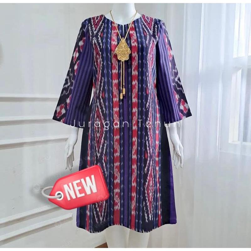 Promo Baju Tenun Dress Etnik 5