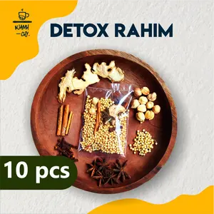 Paket 10 Sachet Wedang Ramuan Teh JSR Detox Rahim & Reproduksi Atasi Nyeri Haid Tidak Teratur Masalah Hormonal Untuk Promil Njamucuy Herbal Tea Cengkeh Minuman Jahe rimpang teh  untuk