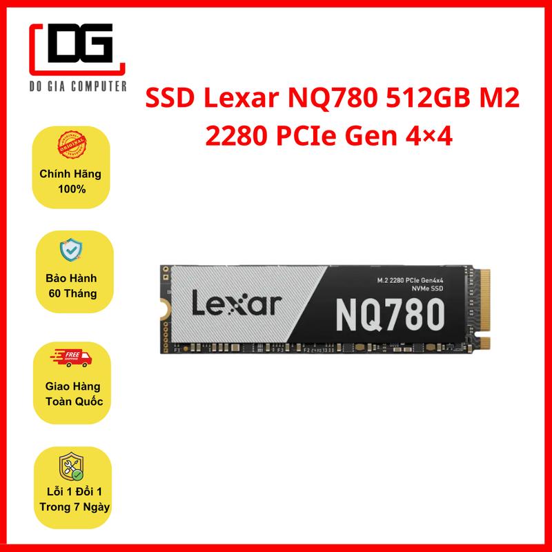 SSD Lexar NQ780 512GB 1TB M2 2280 PCIe Gen 4×4 Read Write 5000 2500MB s Ổ Cứng SSD Bảo Hành 5 năm