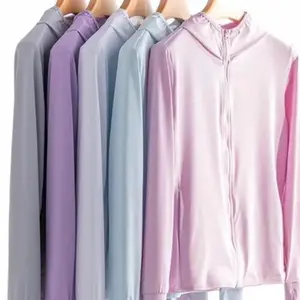 Jaket Olahraga Mesh Hoodie UV Protection Pria Wanita Sport Anti UV UPF50 Unisex Outdoor Climbing Hiking Camping Bahan Premium Polyester Drifit 2 Saku Dalam & Luar Ukuran L XL XXL