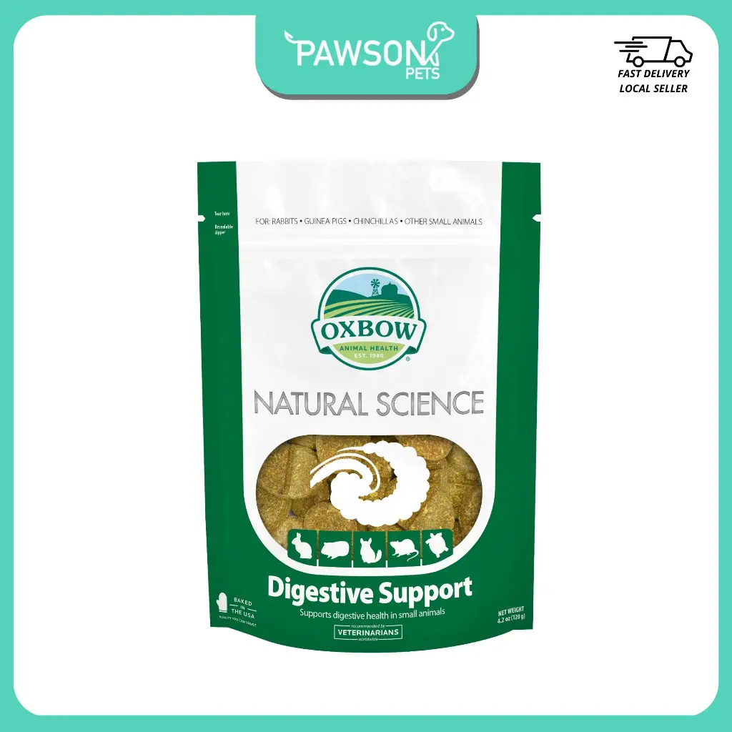 Oxbow Natural Science Small Animal Supplements 120 | Vitamin C, Joint, Urinary, Vitamin, Skin & Coat, Papaya Support