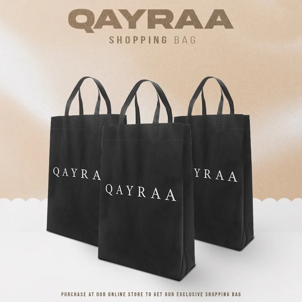 QAYRAA Non-Woven Bag | Recycle Bag Jersey Muslimah Qayraa
