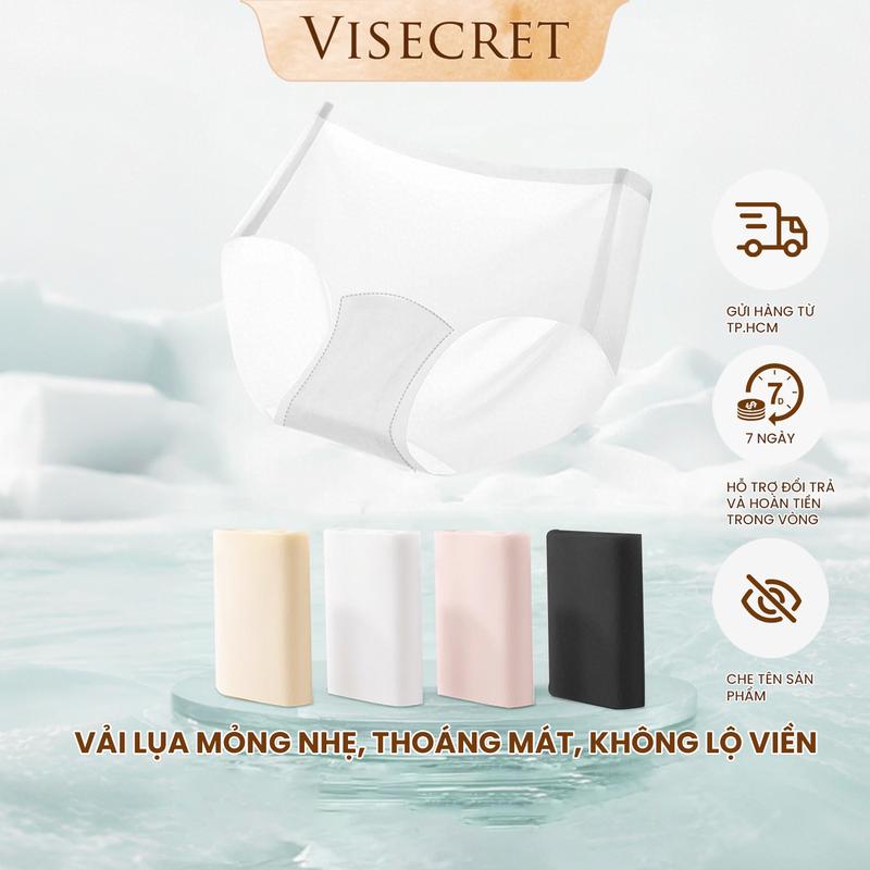 KOC-SET 5 Quần Lót Su Thạch Siêu Mỏng Quần Trong Nữ  Không Viền Không Đường May Có Lớp Cotton Kháng Khuẩn Co Giãn -- VN2405019K