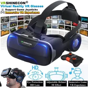 KALLA Shinecon 10.0 VR Box 3D Virtual Reality semua hp universal Glasses with Headphone - SC-G04EA