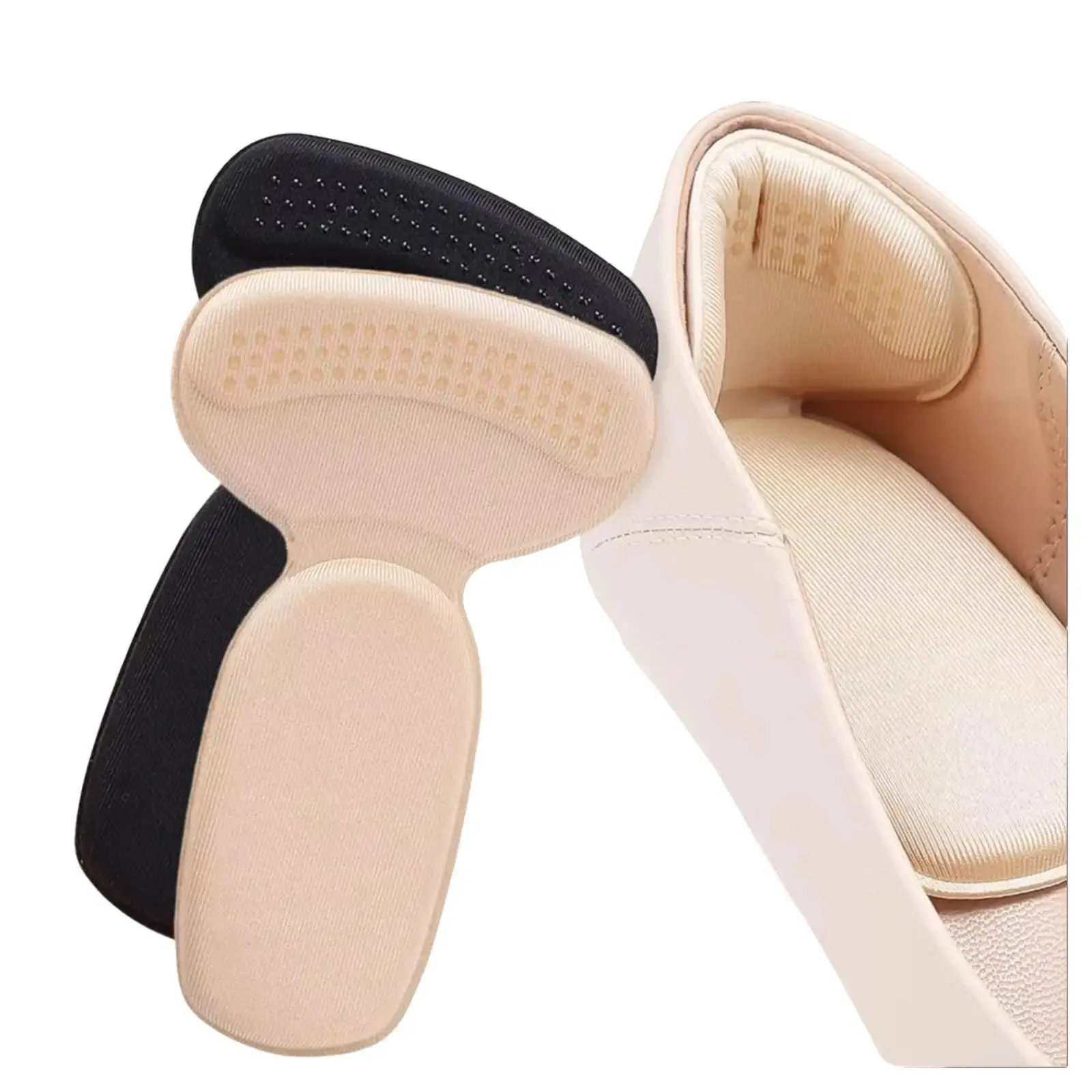 Insole Sepatu Tumit Sol Tumit Anti Lecet Premium Quality Pelindung Tumit Hitam Shoe T Shape Anti Slip Lem 3M Kualitas Premium