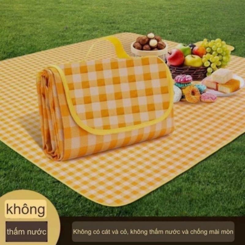 Thảm dã ngoại picnic 2m x 2m, thích hợp đi du lịch, đi phượt chụp ảnh, bạt trải…