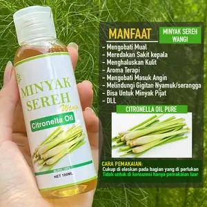 Minyak Sereh Wangi Asli - Citronella Oil 100 Ml