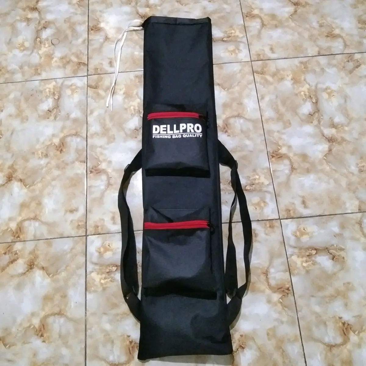 Dellpro Tas Tegeg Ransel Serut 75cm 90cm 100cm 120cm Lebar 22cm Bahan D600 PVC Resleting No 5 Mrk Asahi Anti Slip