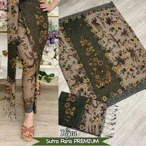 Kamen paris motif ATBM Lembaran +  selendang kamen lembut dan lemes jatuh kalau di pakai
