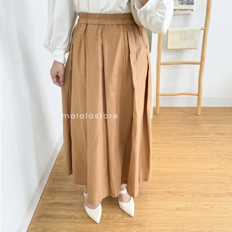 Rok Varisha Maxy Linen Premium Bawahan Wanita By MalalaStore 7