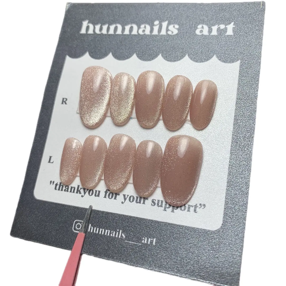 PRESS ON NAILS CATEYE / KUKU PALSU CATEYE CANTIK MURAH