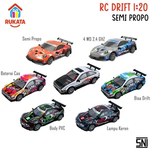 SNI FREE BATERAI BISA COD REMOTE Mainan Anak RC Drifting Fierce Racer