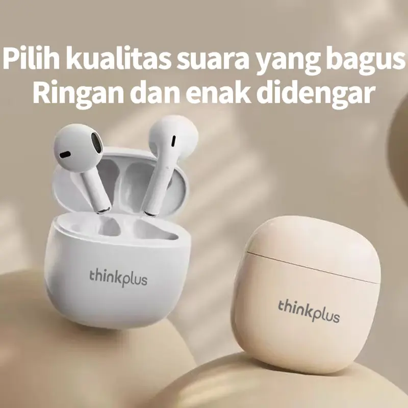 thinkplus original Earphone Bluetooth True Wireless thinkplus 2025 Air Pro Suara HiFi Latensi Rendah Pengurangan Kebisingan untuk iPhone Android - Headset, Bass 4