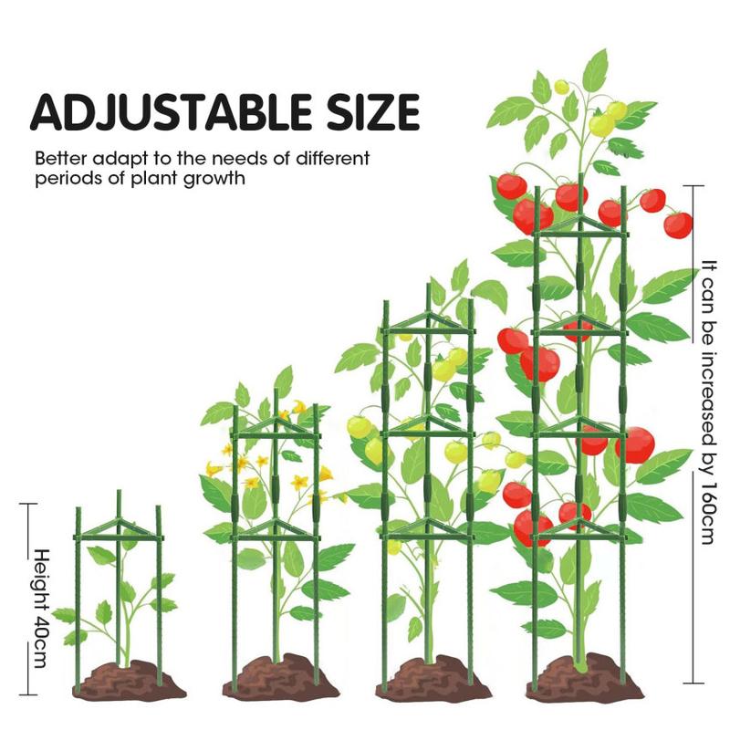 Product Introduction of 80cm Plastic Column Vine Plant Bracket Potted Plant Flower Tomato Support Pile Vine Climbing Frame Plant 24