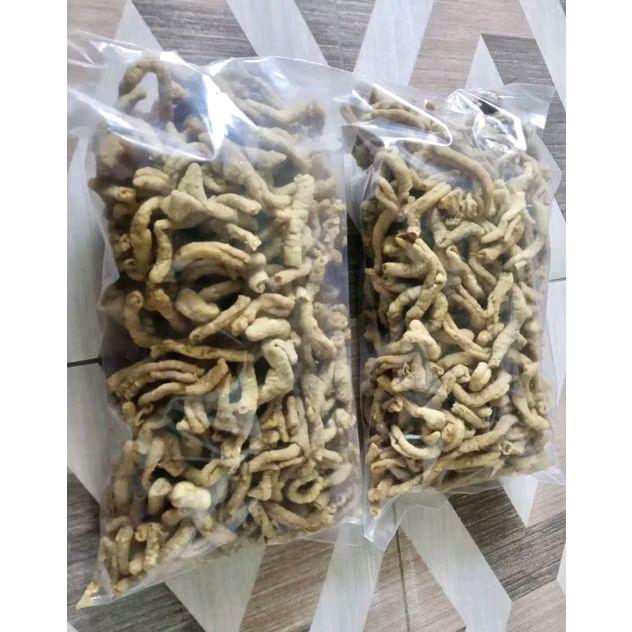 1ball - 2kg   Camilan Keripik usus ayam crispy premium kripik usus original  Cemilan Snack Food Pedas Asin 7
