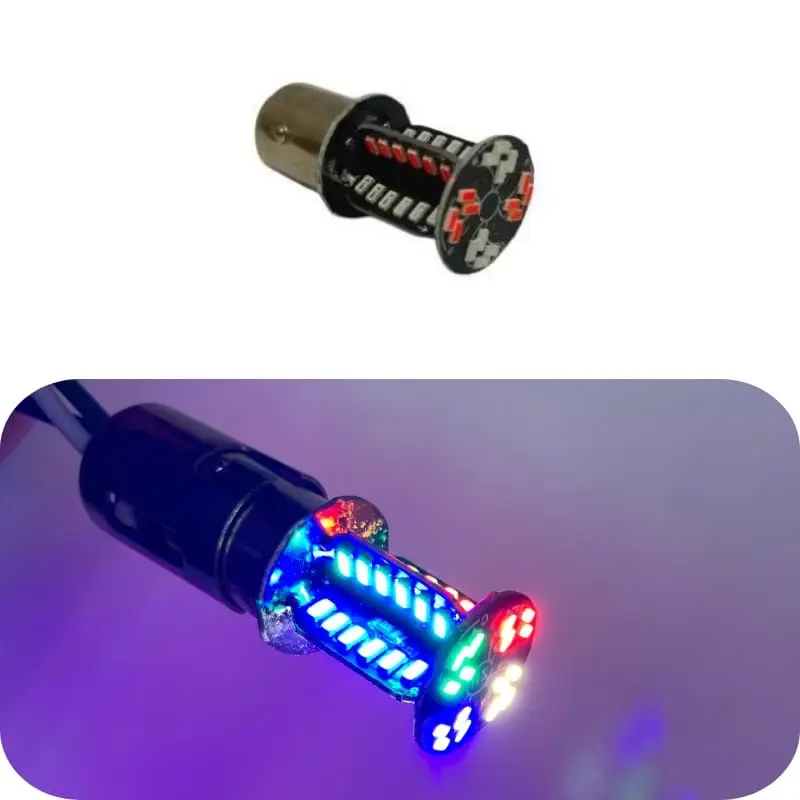 Lampu stop rem belakang 64 mata led 2 mode running putar dan flash kedip 4