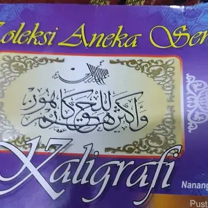 Buku Koleksi Aneka Seni Kaligrafi Seni Menulis Huruf Arab