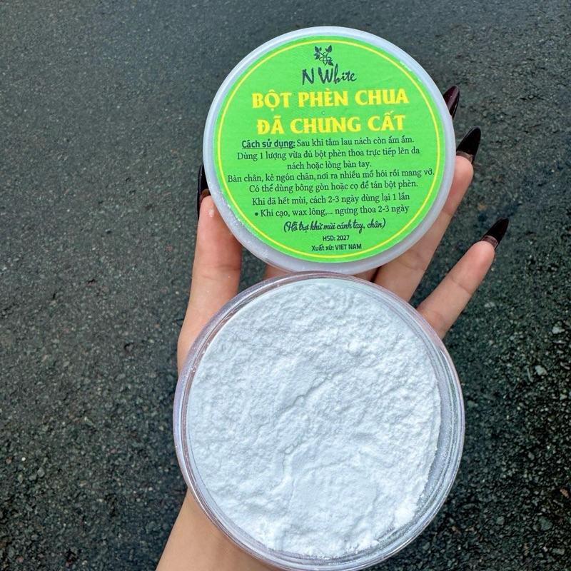 Bột Phèn Chua Chưng Cất 200gram Khử Mùi Hôi Nách Hôi Chân...(Che Tên Sản Phẩm)