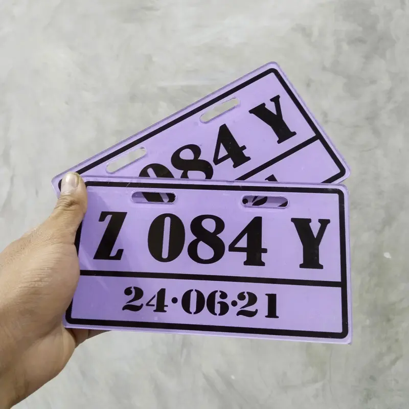 Aksesoris Sepeda Listrik Custom Request Nama dan No 6