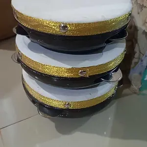Rebana hadroh anak ukuran 16 cm Asli Kayu