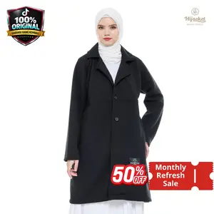 (100% Ori) Hijacket Shafa Muslimah Premium Knit Elegant untuk Umroh Blazzer Wanita Muslimah