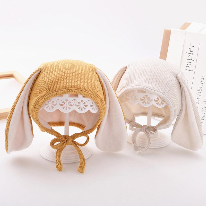 Mũ Len Có Tai Thỏ Dễ Thương Cho Bé, Mũ Cotton Mềm Mại Và Thoải Mái Cho Trẻ Sơ Sinh, Bé Trai Và Bé Gái, Mũ Bảo Vệ Tai