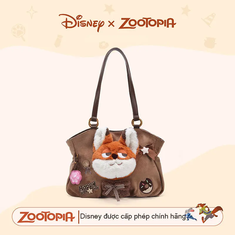 【Disney】 Túi đeo vai/đeo chéo thời trang đa năng, mẫu mới thuộc dòng Phía Mad City của Disney, phiên bản Nick và Judy | BigBuy360 - bigbuy360.vn