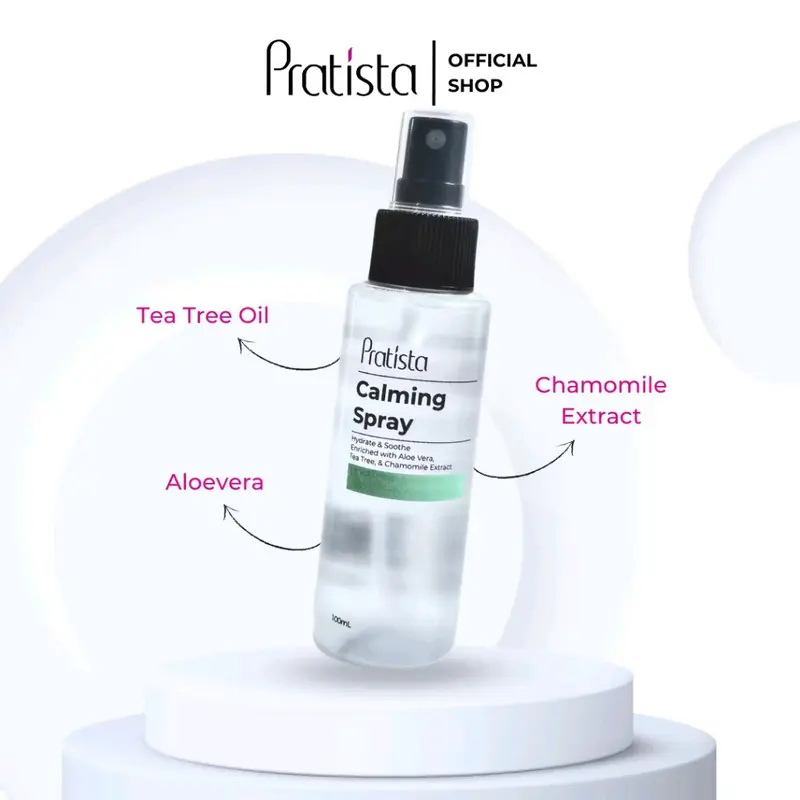 Pratista Face Mist Calming Spray untuk jerawat & bruntusan 100ml Perawatan Berjerawat csm 1