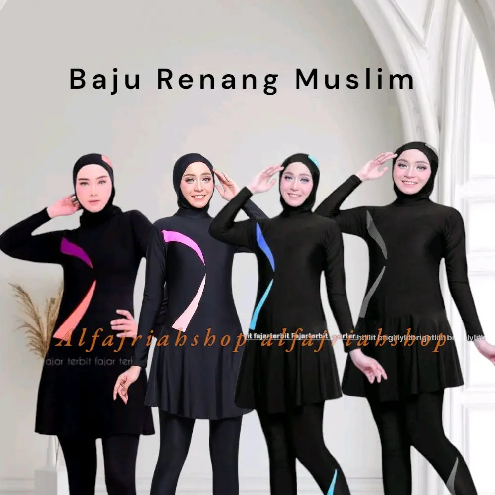 Baju renang wanita muslimah dewasa Panjang