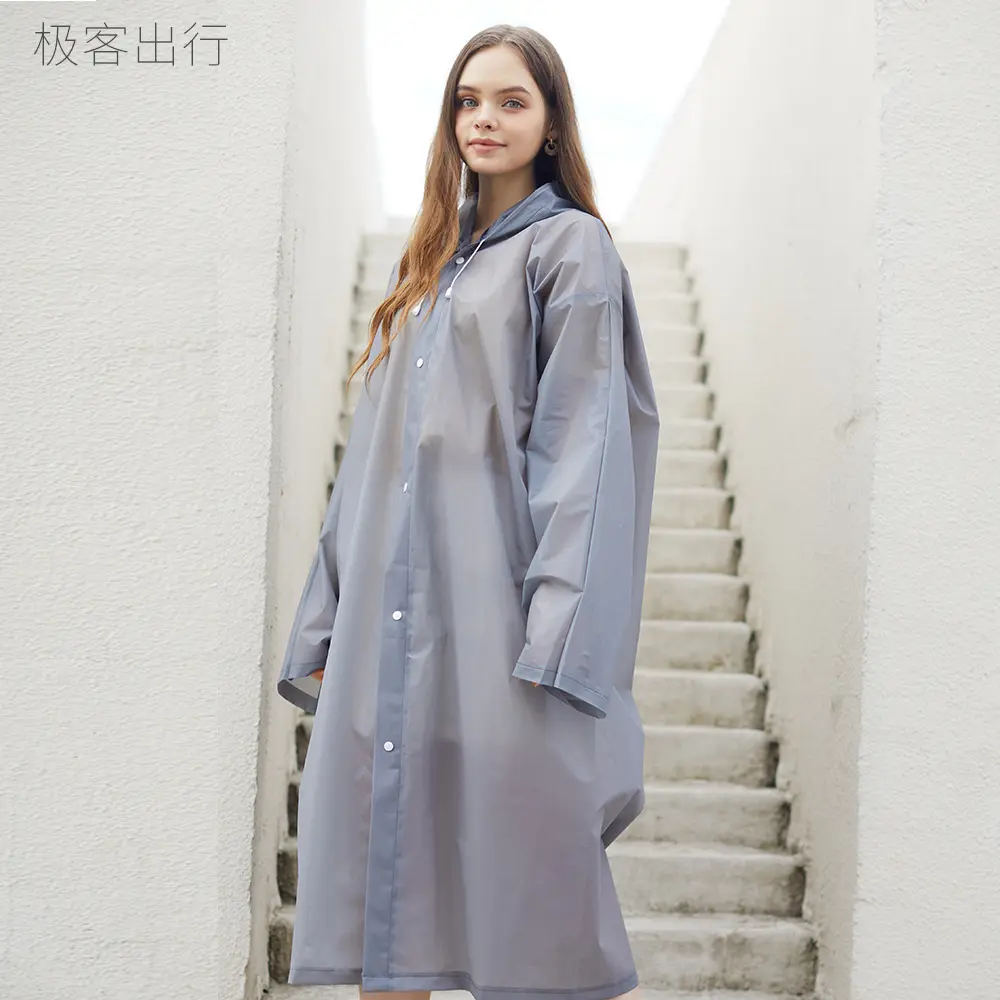 [COD]2023 New Creative Waterproof Poncho Travel Raincoat Adult Non-Disposable Raincoat One-Piece Environmental Protection Transparent Raincoat Batch