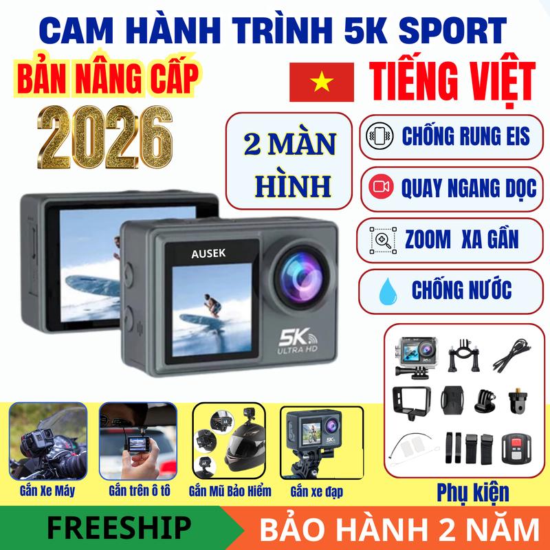 Cam hành trình giá rẻ Camera Hành Trình 5k Hai màn hình Có sử dụng tiếng việt Cam Hành Trình Chống Rung Chống Nước Camera Đi Phượt Gắn Trên Xe Máy Ô Tô Mũ Bảo Hiểm Màn Hình Ô tô Phù Hợp Với Người Có Sở Thích Đi Phượt Đi Chơi ,Du Lịch ,Đi Đường