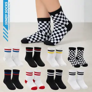 Kaos Kaki Anak Strip Garis Setrip Oldschool Tribal Vintage Panjang Tebal