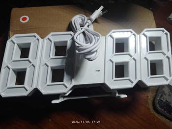 Product Review of Jam Dinding Digital LED 3D Modern/ Jam Dinding Digital / Jam Dinding LED / Jam Dinding Estetik / Jam Meja Led Digital + SUHU / Jam Meja Led from S**a A** f**s 1