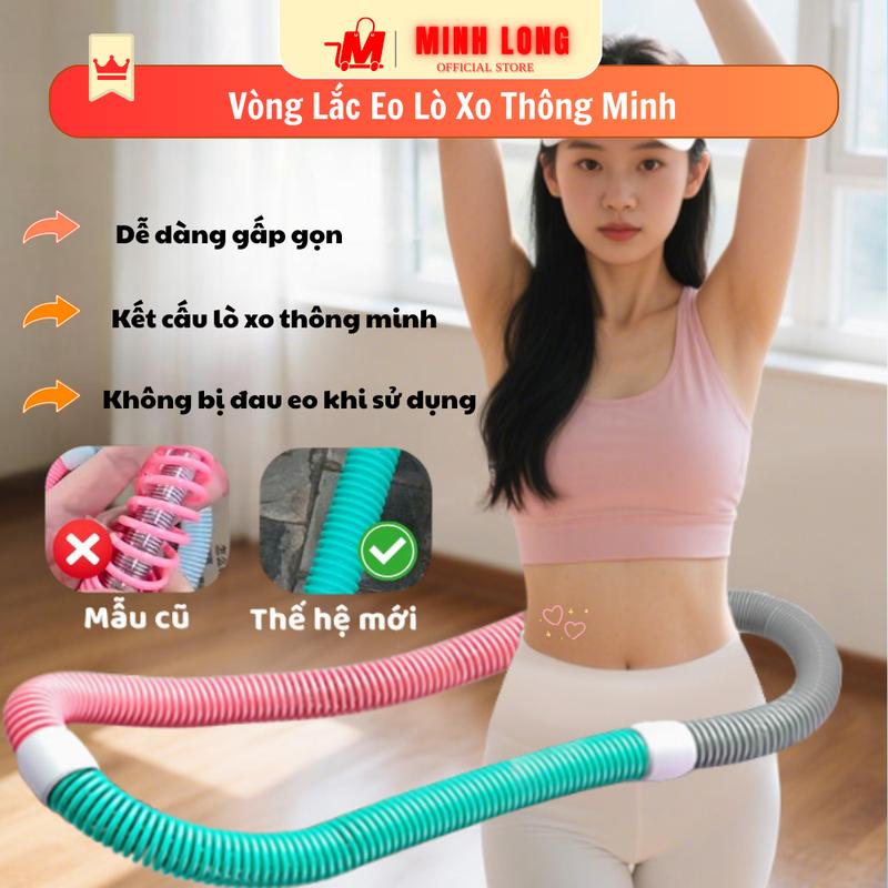    1.4kg Cải Tiến   Vòng Lắc Eo Lò Xo Cao Cấp Gấp Gọn Thông Minh Phụ Kiện Tập Thể Dục Giúp Cải Thiện Dáng Người 